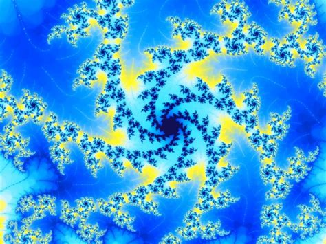 Blue Fractal Spiral Free Stock Photo Public Domain Pictures