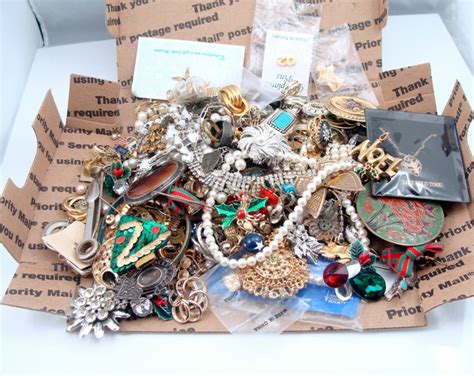 Vintage Jewelry Craft Lot Destash Junk Drawer Lot 3 Pounds Etsy