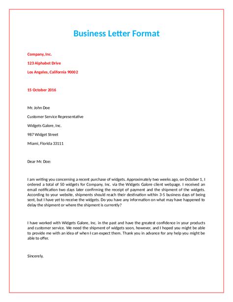 2023 Official Letter Format Fillable Printable Pdf And Forms Handypdf