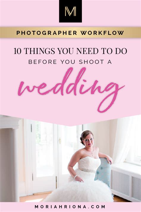 Wedding Prep Checklist 10 Things To Do Before You Shoot A Wedding