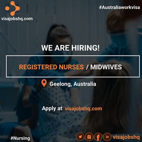 Registered Nursesmidwives In Geelong Relocate To Australia With Work Visa Sponsorship