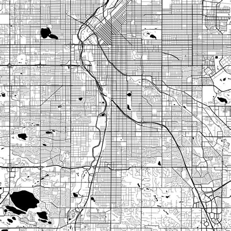 Denver Usa City Monochrome Black And White Minimalist Street Road