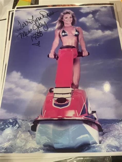 Playboy Playmate Miss July Terri Lynn Doss Signed X Photo