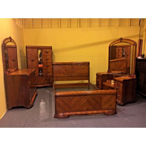 We did not find results for: Image of Art Deco 4 Piece Waterfall Anique Bedroom Set ...