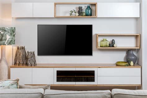 Bespoke Custom Living Room Wall Unit In Jarrah Bespoke Furniture