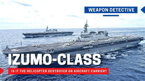 Izumo Class The Helicopter Destroyer Or Aircraft Carrier Of The Japan