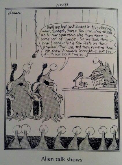 The Far Side By Gary Larson Far Side Cartoons Aliens Funny Far