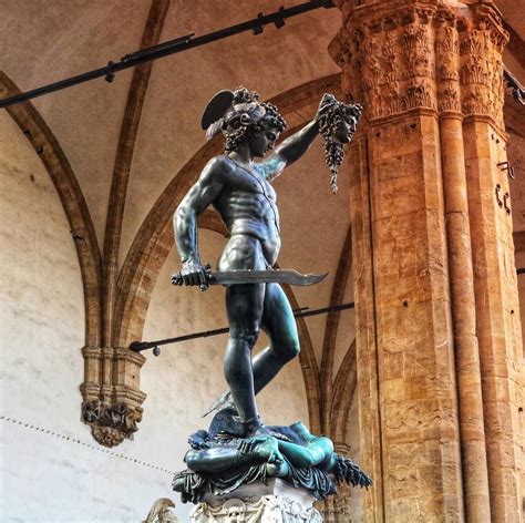 Perseus With The Head Of Medusa Is A Bronze Sculpture Made By