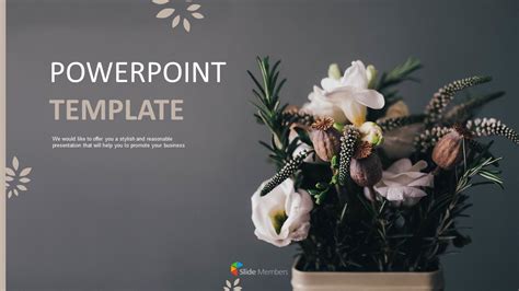 Flower Arrangement Powerpoint Presentation Download Free