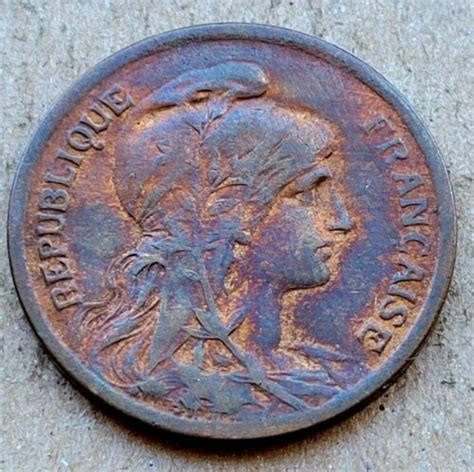 1917 France 10 Centimes Km 843 Bronze Ebay
