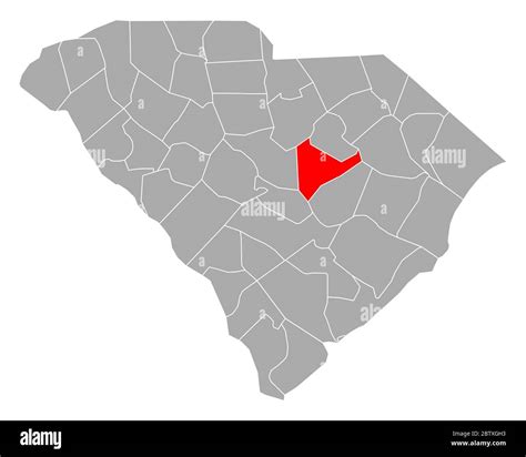 Map Of Sumter In South Carolina Stock Photo Alamy