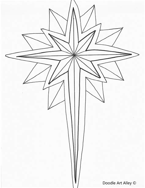 Star Of Bethlehem Template Printable Printable Templates