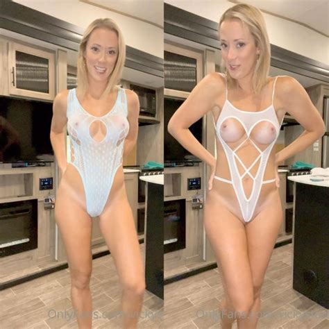 Vicky Stark Sheer Bodysuit Try On Haul Onlyfans Video Leaked