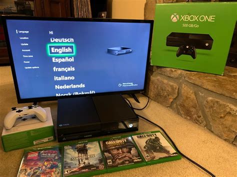 Microsoft Xbox One 500gb Video Game 1540 Console Bundle Gaming System W