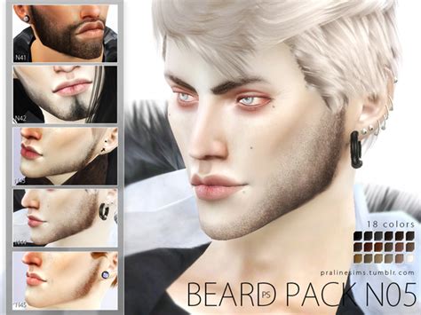 Beard Pack N05 By Pralinesims At Tsr Sims 4 Updates
