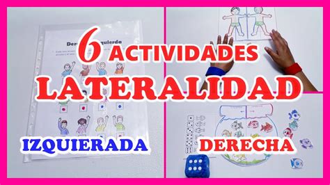 👐derecha Izquierda 6 Actividades De Lateralidad 🙌 Youtube