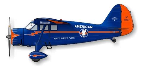 Arc48 014 Stinson Reliant Sr 9c American Airlines Arcticdecals