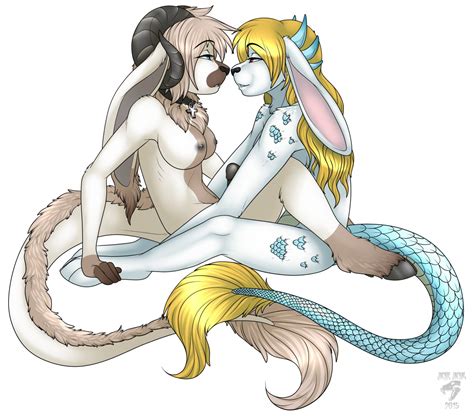 Rule Anthro Areola Breasts Caprine Dickgirl Dickgirl Female Dragon Duo Erection Female Goat