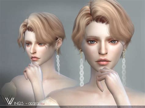 The Sims 4 Cc Short Hair With Bangs Nelowell
