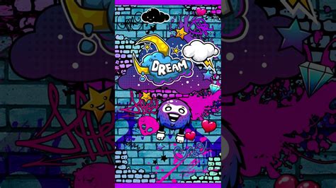 Galaxy Themes Poly Blue And Purple Dream Graffiti Youtube