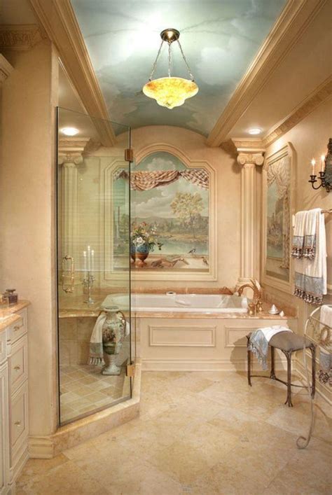 Damp air from steamy baths and showers eggshell: 15 Wondrous Victorian Bathroom Design Ideas - Rilane