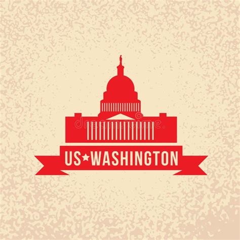 Capitol Des Etats Unis Le Symbole Des Usa Washington Dc Illustration