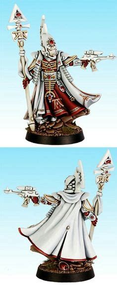 Warhammer 40000 Eldar Farseer With Staff Metal Aeldari Craftworld