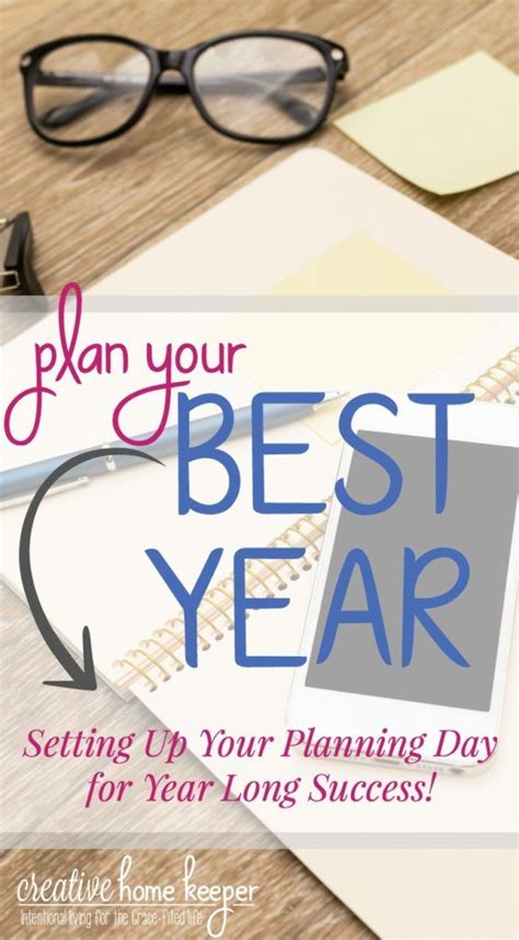 Plan Your Best Year Ever Setting Up Your Planning Day For Year Long