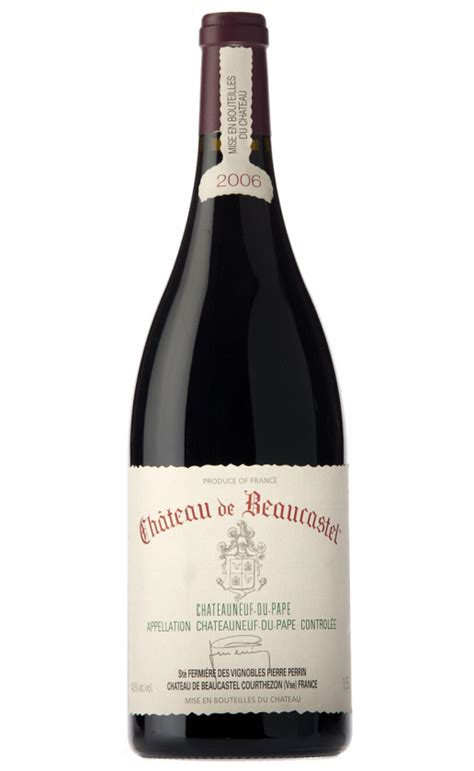 Wine Perrin Et Fils Chateau De Beaucastel Rouge Chateauneuf Du Pape