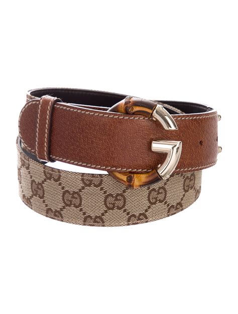 Gucci Monogram Bamboo Belt Accessories Guc475277 The Realreal