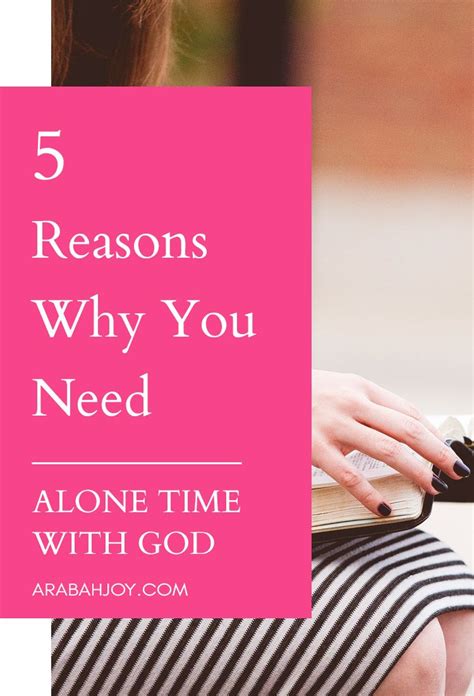 5 Reasons Why You Need Time Alone With God In 2021 Scripture Study