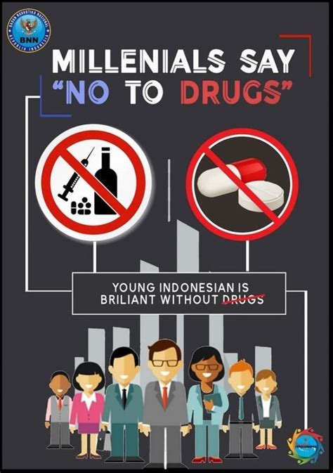 Pin Di Poster Anti Narkoba