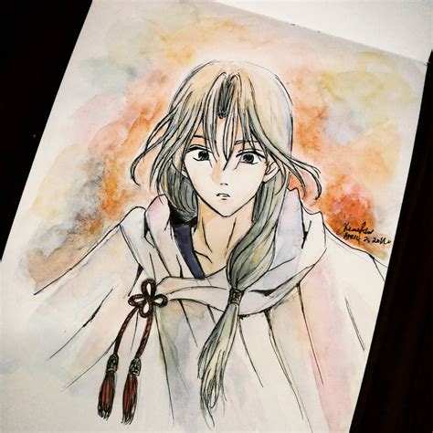 Soo Won Akatsuki No Yona Water Color Painting By Cane The Artist On