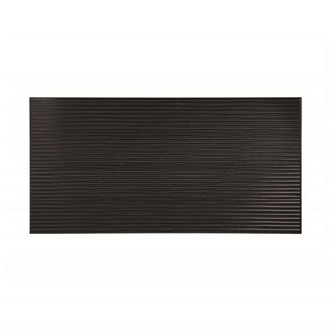 Fasade 96 In X 48 In Bamboo Decorative Wall Panel In Black S59 07