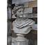 APOLLO BELVEDERE Greek God Reclaimed Stone Bust On Corinthian Capitol 