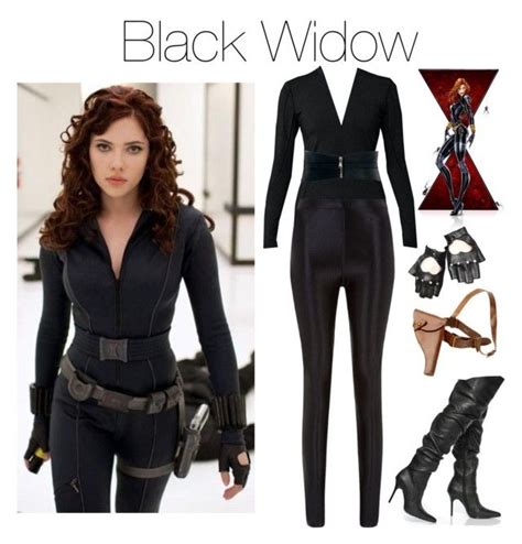 Black Widow By Grungeclothes Liked On Polyvore Featuring Lija