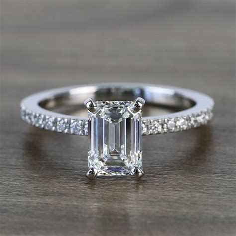1 Carat Emerald Cut Diamond Ring The Best Original Gemstone