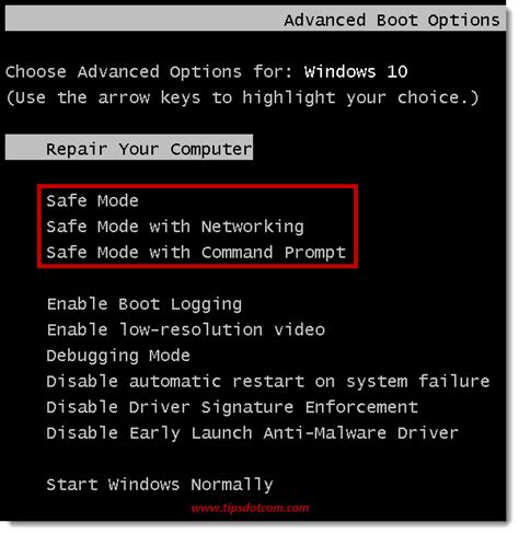 When in safe mode, windows 10 does not load all the processes, drivers, and apps that it normally would. Windows 10 Safe Mode