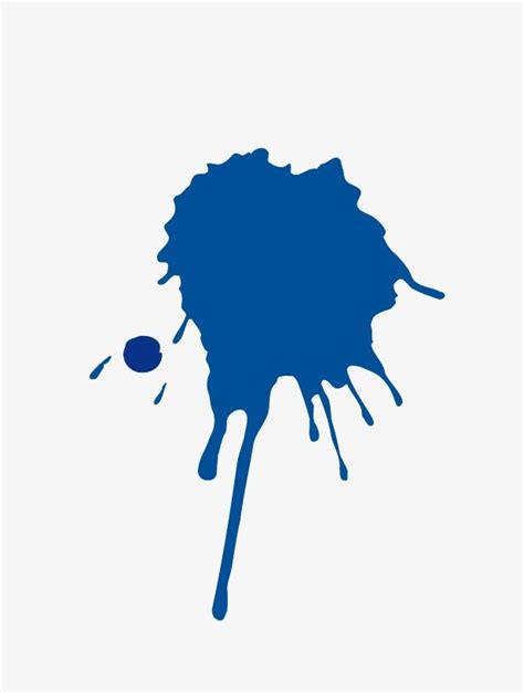 Azul Pintura Spot PNG Manchas De Pintura Azul Imágenes Vectoriales