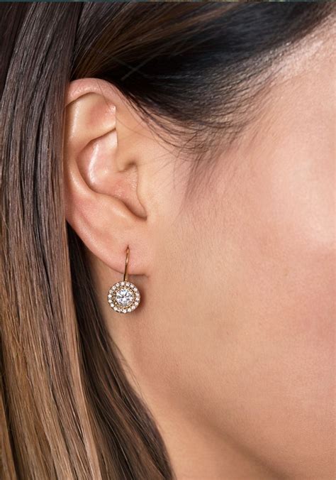 Olivia Petite Drop Earrings Drop Earrings Simple Diamond Drop