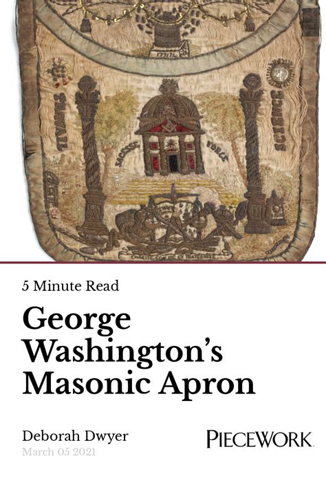 Embroidery And The Masonic Apron Piecework