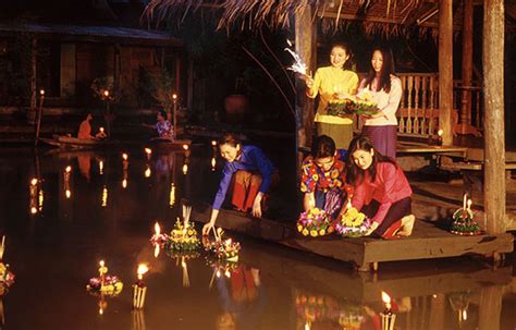 Thailand Loi Krathong Festival Southeast Asia Travel