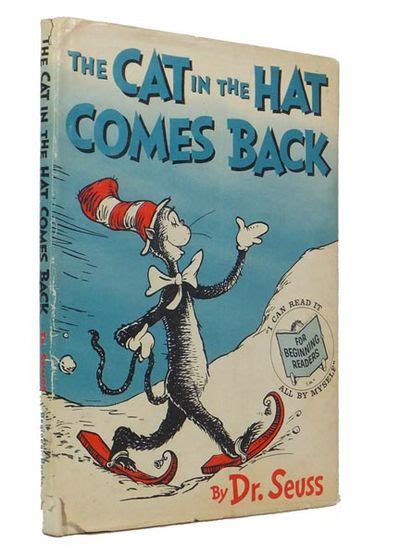 The Cat In The Hat Comes Back By Dr Seuss First Edition From Adrian