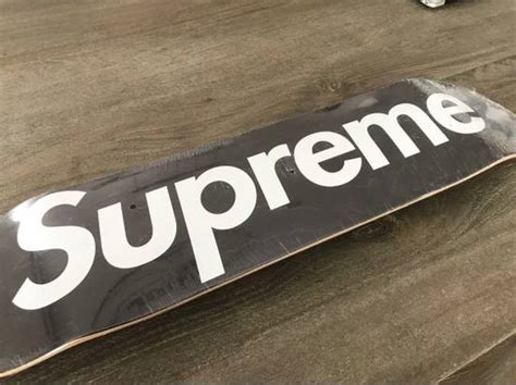 Supreme 2007 Supreme Box Logo Skateboard Deck Black Sealed Brand New