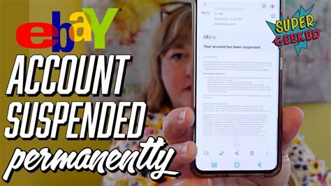 Ebay Permanently Suspended My Accountfor Life Youtube