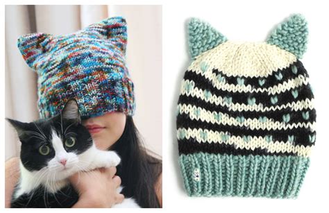 Knit Cat Hat Free Knitting Pattern Knitting Pattern