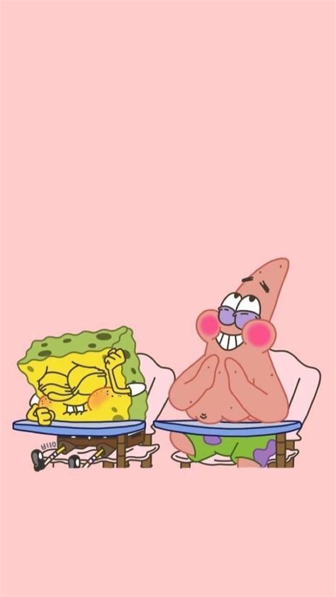 Aesthetic Cartoon Spongebob And Patrick Patrick Star And Spongebob