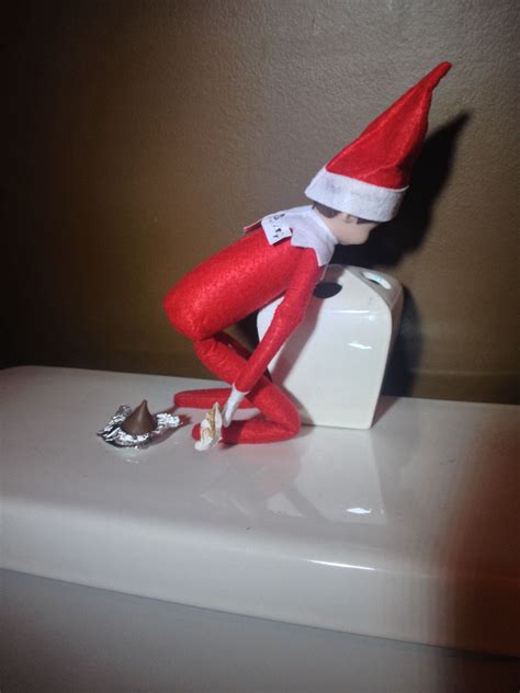 Our Elf On The Shelf Has A Sick Sense Of Humor Lol Elf On The