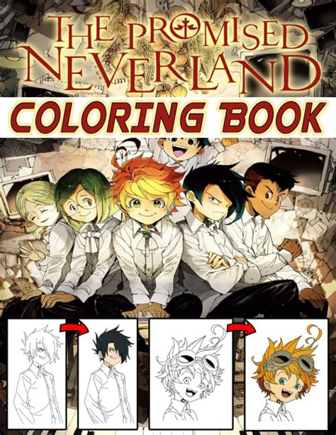 The Promised Neverland Coloring Book Surprise Your Friends With Your