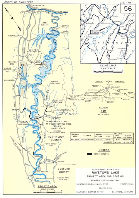 Raystown Lake Fishing Map Map Voordorpopeigenkracht